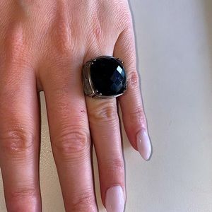 Tacori Black Onyx Classic Rock Ring